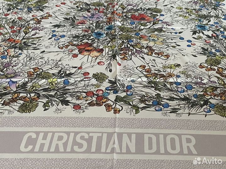 Платок шелковый в конверте с пакетом Dior