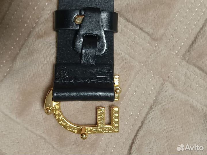 Мужской кожаный ремень Италия