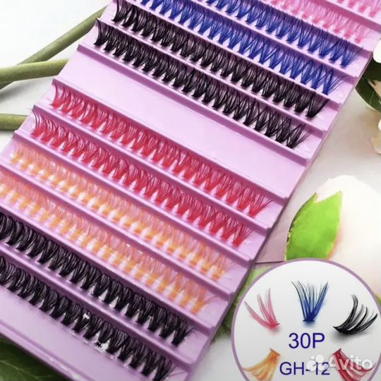 Ресницы пучки накладные