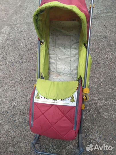 Коляска санки