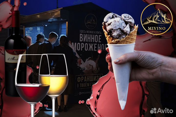 Продажа крафтового мороженого 