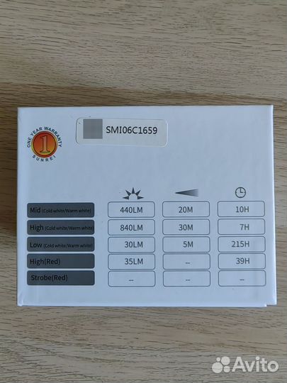 Кемпинговый аккумуляторный фонарь Sunrei CC5