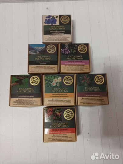 Твердый шампунь и бальзам