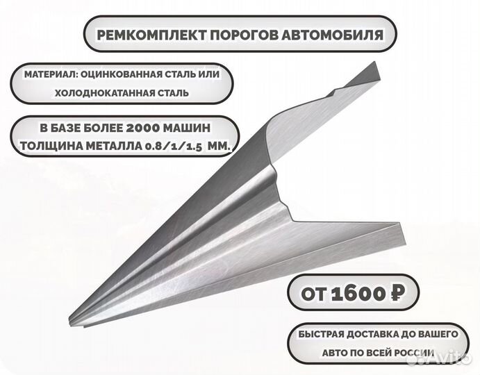 Ремонтные пороги