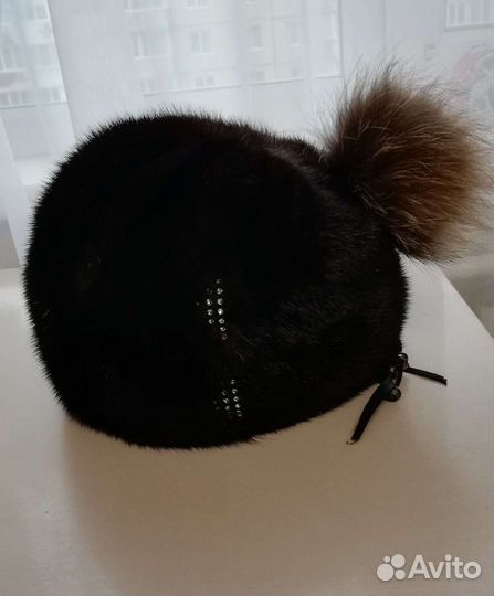 Шапка норковая женская