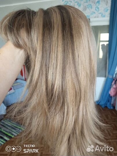 Парик облегчённый русый