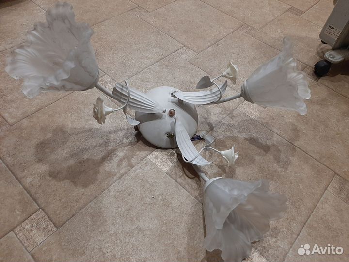 Люстра потолочная бу