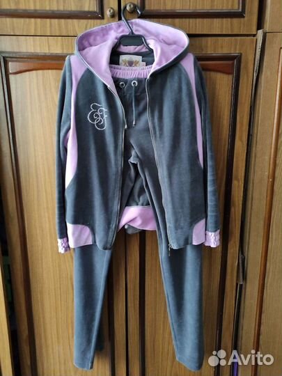 Костюм домашний женский спортивный бархатный