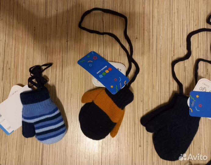 Варежки новые на 1-2года