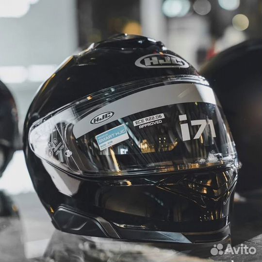 Мотошлем HJC i71 metal black