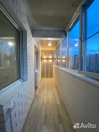 Остекление балконов лоджий и отделка