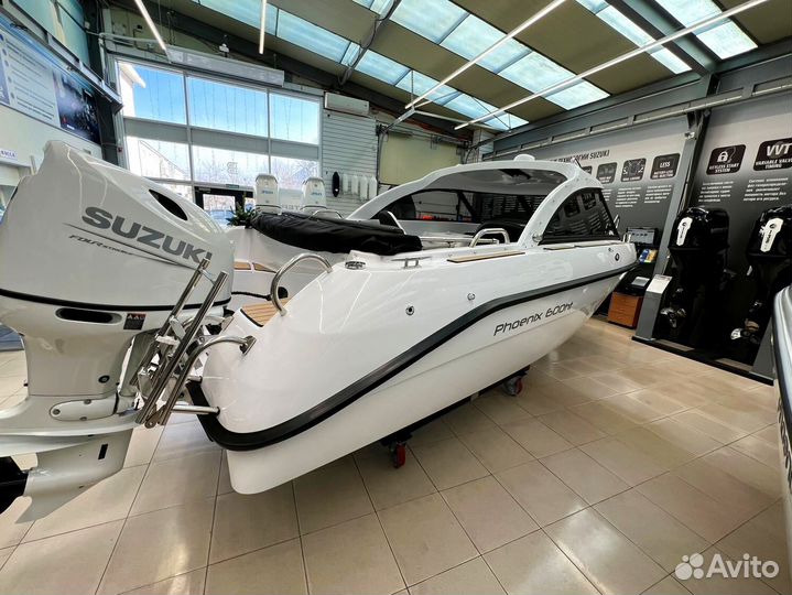 Катер Феникс 600 HT белый с Suzuki DF140Вtl