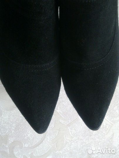 Ботильоны 37р натуральный велюр