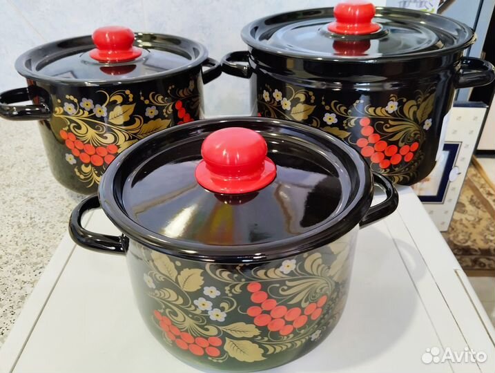 Новый набор больших кастрюль