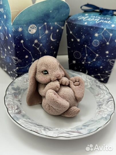 Пасхальный кролик. Мыло ручной работы