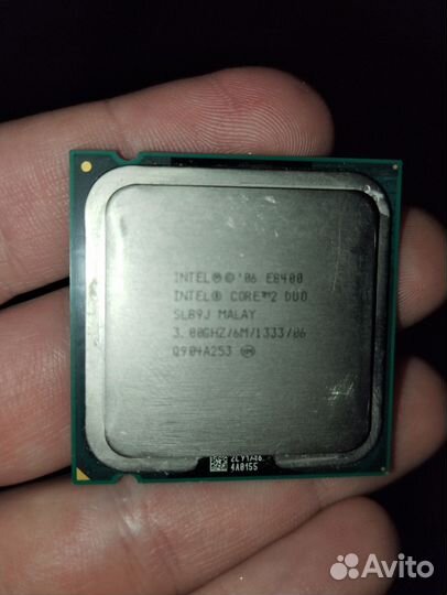 Процессор E8400 core 2 duo