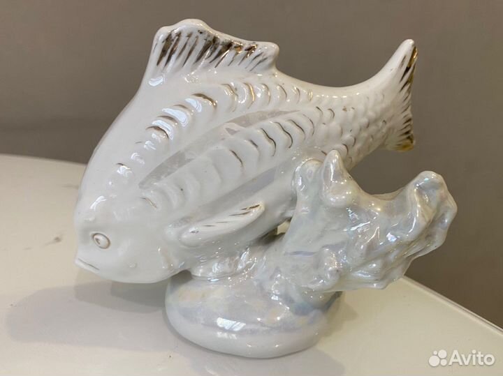 Статуэтка «Золотая рыбка» Дулево, 1950-е