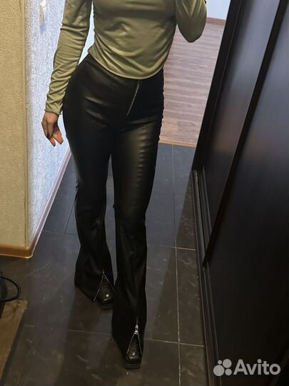 Брюки кожаные pnka