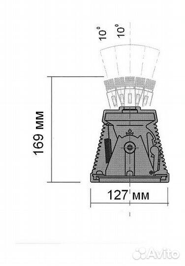 Редуктор рулев.3000 с механ.изменения угла наклона