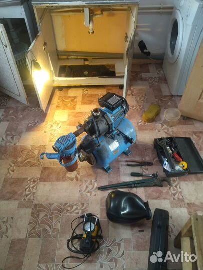 Ремонт насосных станций, сантехник, сваршик