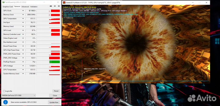 Игровой ноутбук HP Gaming IPS/i5/GTX1650/SSD