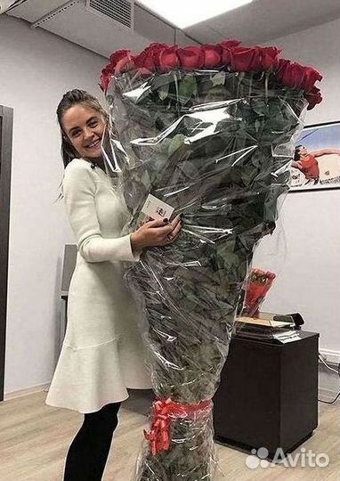 Высокие розы Букеты с доставкой