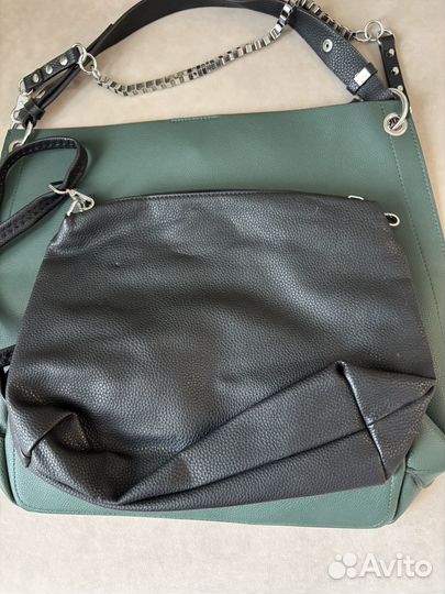 Сумка из натуральной кожи 3 в 1