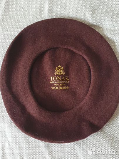 Берет tonak, новый, шерсть