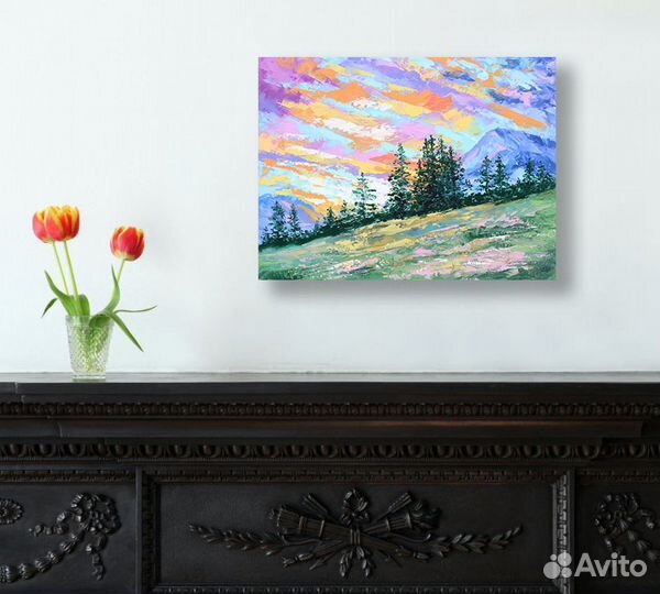 Картина маслом пейзаж 