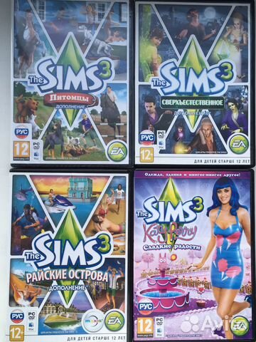 Новый Sims 3 лицензия - оригинал с кодами