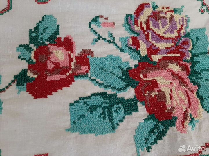Панно СССР вышито крестиком,разное