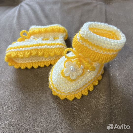 Пинетки вязаные (носочки)