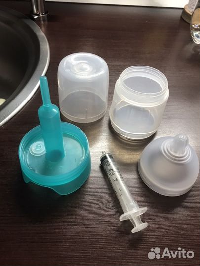 Бутылочка Adiri с системой подачи лекарства