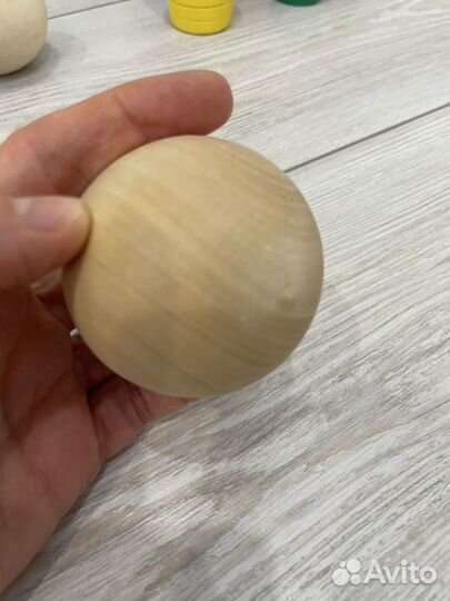 Детский боулинг деревянный