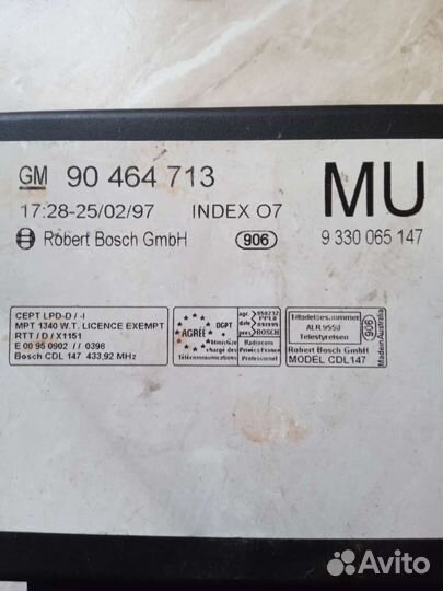 Опель Омега (б) блок комфорта