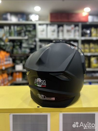 Мотошлем кросс AiM JK802 Black Matt