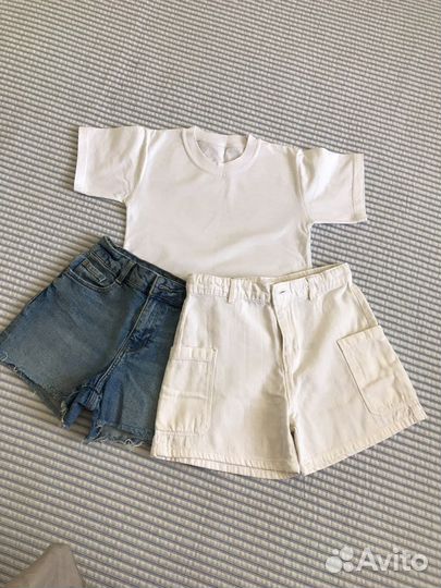 Шорты zara и mango + футболка новая