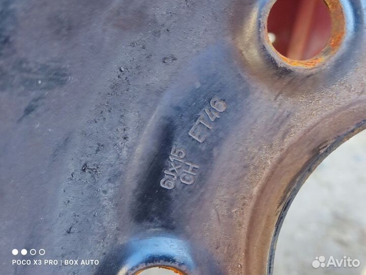 Штампованные диски R15 Оригинал Хендай и35