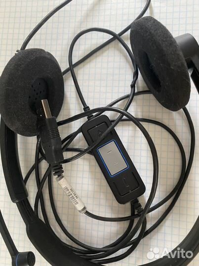 Гарнитура наушники с микрофоном
