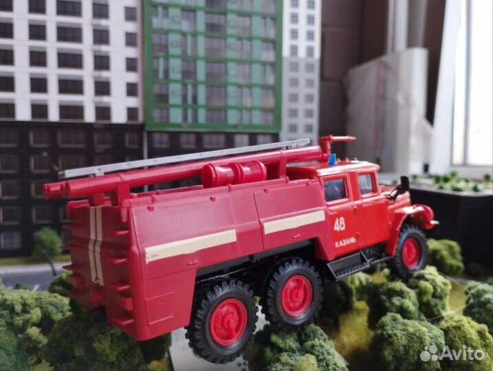 ЗИЛ 131 пожарная модель 1:43