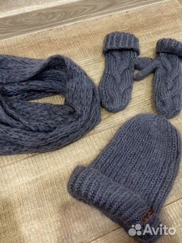 Комплект шапка и снуд