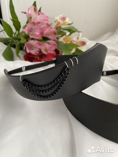 Ободок кокошник с цепями