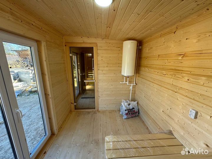 Готовая баня из бруса под ключ с доставкой