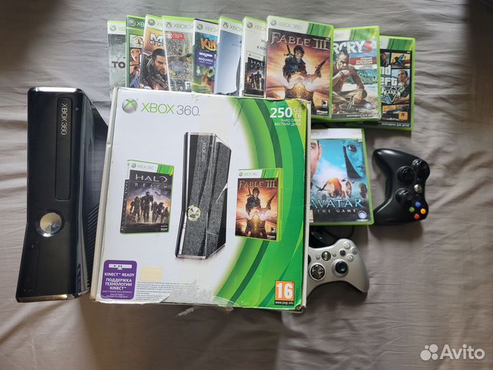 Xbox 360 250 gb 2011 год прошиваемая