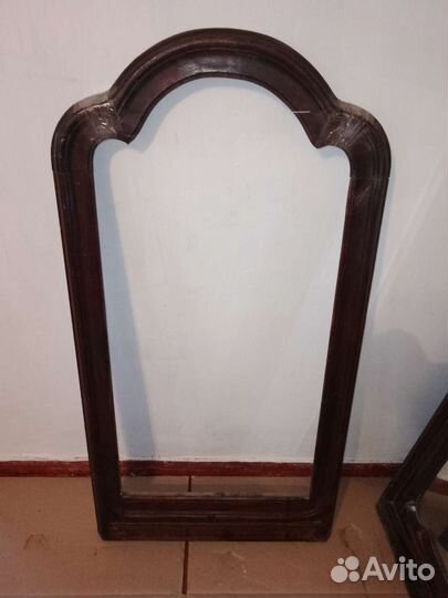 2) старинная рама для зеркала