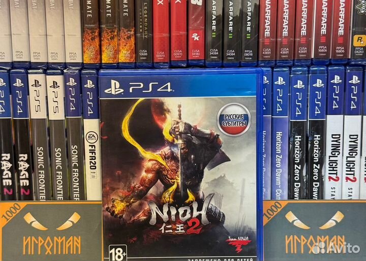 Игры PS4 Nioh 2