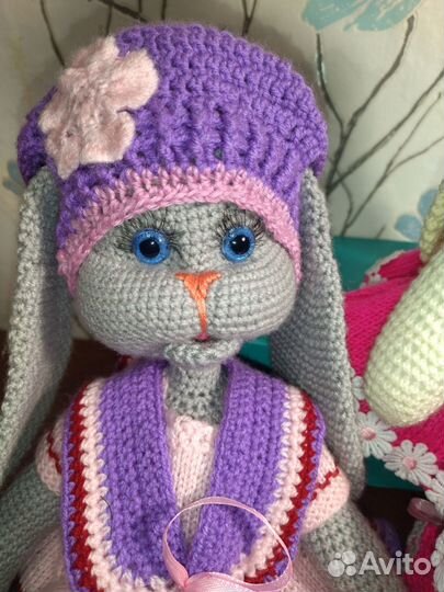 Мягкая игрушка-зайка