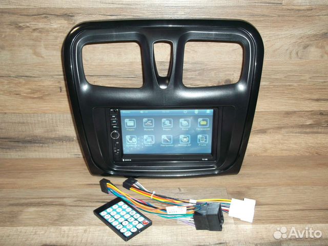 Магнитола 2DIN Renault Logan 2 Bluetooth MMC