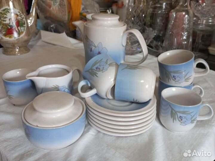 Сервиз кофейный гдр 15 предметов