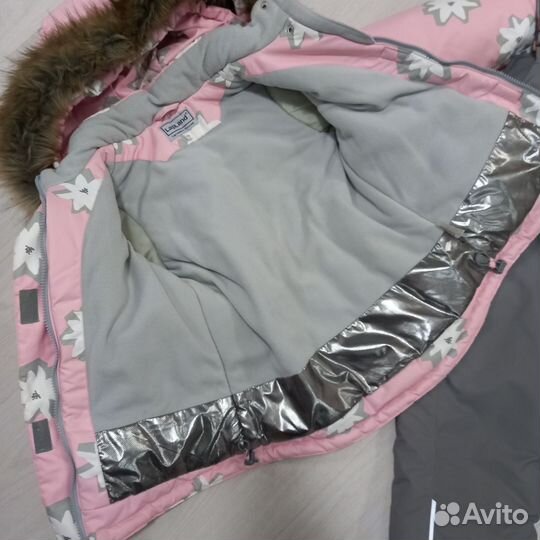 Зимний костюм для девочки 110 128